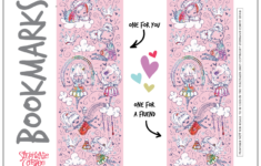 A Girlie Bookmark Freebie Stephanie Corfee Free Printable Art