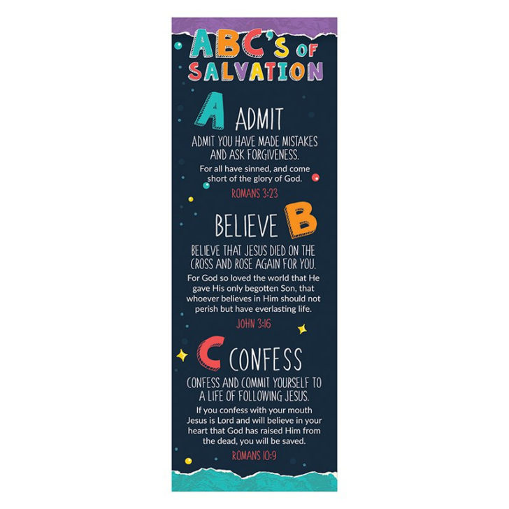 ABC’s Of Salvation Printable Bookmark