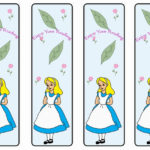 Alice In Wonderland Bookmarks Alice In Wonderland Printables