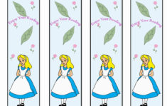 Alice In Wonderland Bookmarks Alice In Wonderland Printables