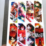 Anime Bookmarks Printable For Free 8pcsset Pvc Anime Bookmarks