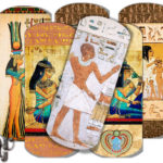 ANTIQUE EGYPT Bookmarks Digital Collage Egyptian Painted