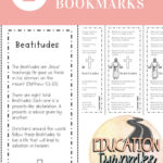 Beatitudes Bookmarks Beatitudes Bookmark Printing Bookmarks