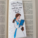 Belle Bookmark Beauty And The Beast Disney Illustrated