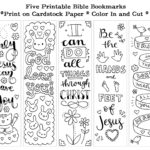 Best Free Printable Bible Bookmarks Templates Stone Website