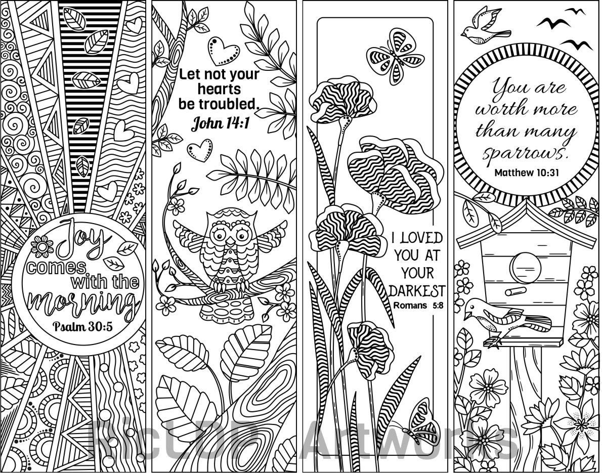 Best Free Printable Bible Verse Bookmarks To Color Clifton Blog