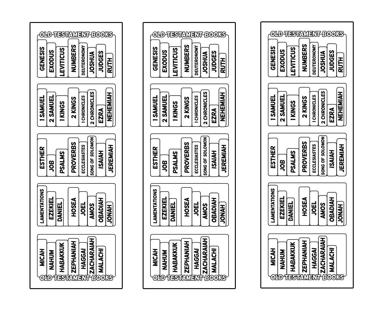 Bible Bookcase Bookmarks MinistryArk