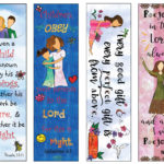 Bible Verse Bookmarks For Children DIY Full Color Print And