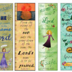 Bible Verse Bookmarks On The Name Of The Lord DIY Full Color