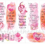 Bible Verse Valentines For Kids Class Valentine Cards Christian