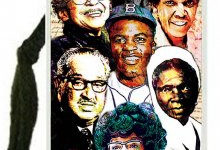 Black History Month Leaders Bookmark