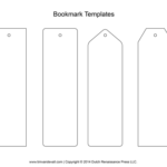 Blank Bookmark Templates Tim S Printables