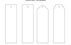 Blank Bookmark Templates Tim s Printables