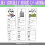 Book Of Mormon Reading Chart Bookmark Etsy