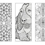 Bookmarks Coloring Page Adults Printable Bookmarks Hand Made Etsy