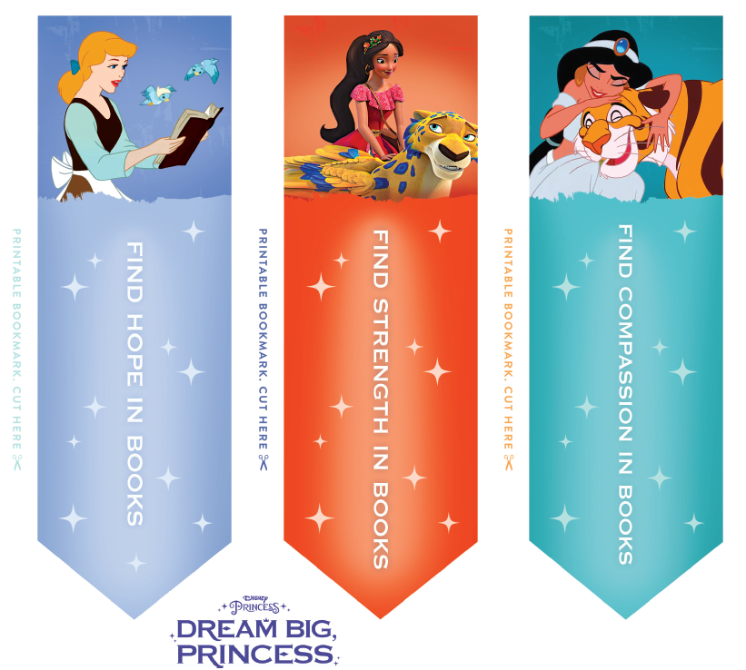 Bookmarks Http skgaleana printable disney princess bookmarks 