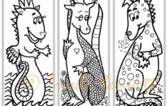 Bookmarks To Color Happy Dragons For Kids By MatchbookMemories 2 25