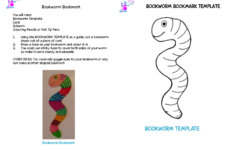Bookworm Bookmark Template World Book Day Book Worms Bookmark