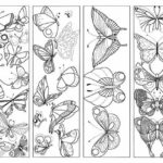 Butterfly Coloring Bookmarks