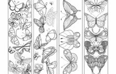 Butterfly Coloring Bookmarks