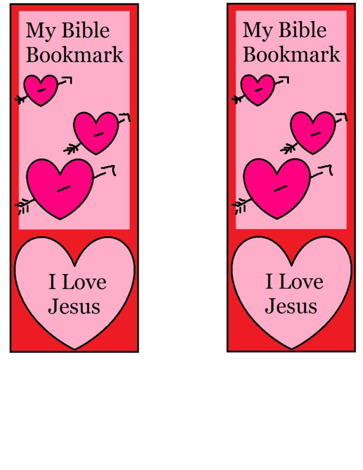 Printable Mormon Valentine Bookmarks