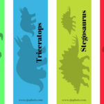 CJO Photo Printable Bookmarks Dinosaurs