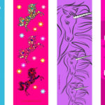 CJO Photo Printable Bookmarks Unicorns