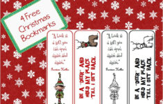 Classroom Freebies Christmas Bookmarks Christmas Bookmarks