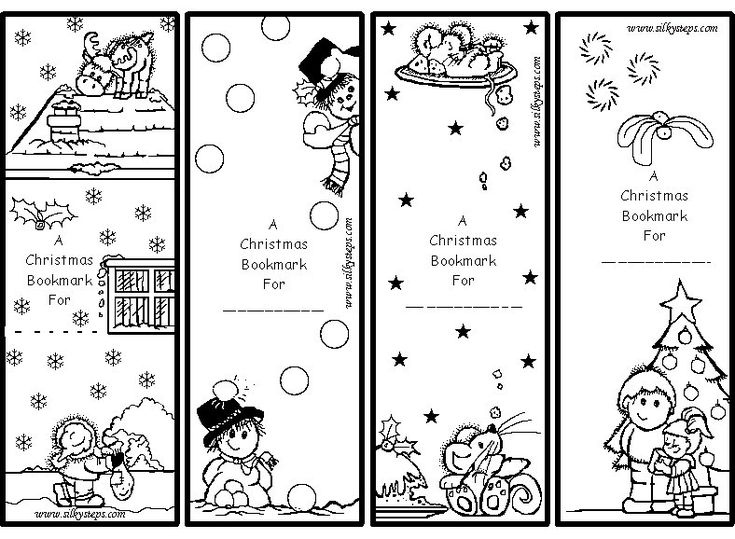 Color Me Gift Bookmarks For Kids Printable Bookmarks Kids Christmas 