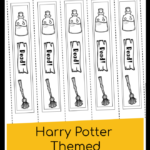 Coloring Harry Potter Bookmarks Printable Casandra Hawk S Coloring Pages