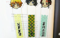 Demon Slayer Kimetsu No Yaiba Anime Bookmark Child Student Kawaii Gift