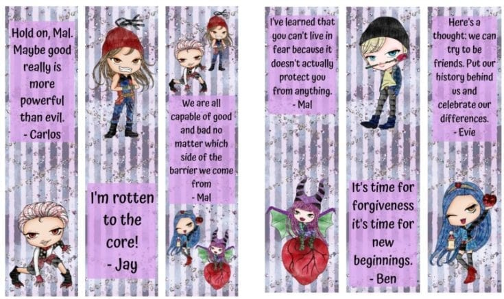 Descendants 3 Bookmarks For Kids Simply Today Life