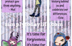 Descendants 3 Bookmarks For Kids Simply Today Life