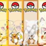 Digital Download Printable Bookmarks Pokemon