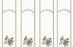 Dog Lovers Bookmarks Birthday Printable