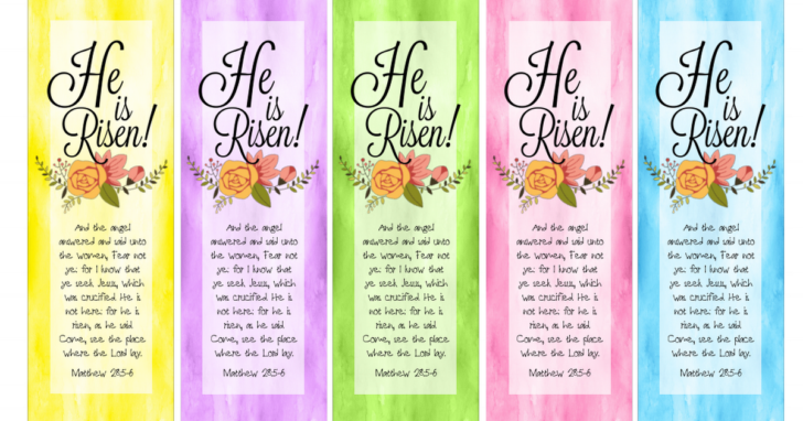 FREE Printable Religious Easter Bookmarks