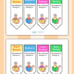 Editable Bookworm Bookmarks Teaching Resources Primary Book Worms