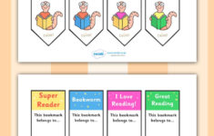 Editable Bookworm Bookmarks Teaching Resources Primary Book Worms