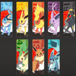 Eeveelution Bookmarks By Kureculari On DeviantArt