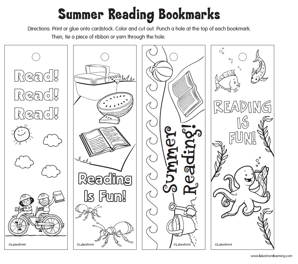 Encourage Summer Reading With This Lakeshore Printable That Features 4 