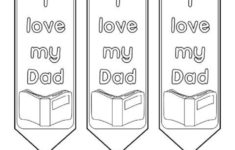 Father s Day Colouring Bookmarks SB5623 SparkleBox Coloring