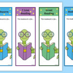FREE Bookworm Themed Personalised Bookmarks For Kids Twinkl