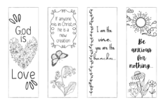 Free Christian Bookmarks To Print And Color Free Printable Bookmarks