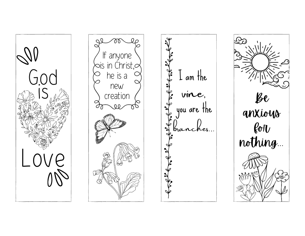 Free Christian Bookmarks To Print And Color Free Printable Bookmarks 