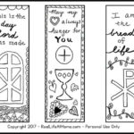 Free Color Your Own Printable Religious Bookmarks For Children And Adults