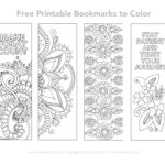 Free Coloring Pages For Adults Bookmarks Coloring Home Free