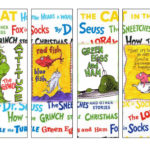 Free Dr Seuss Bookmarks For March 1 Seuss School Bookmarks