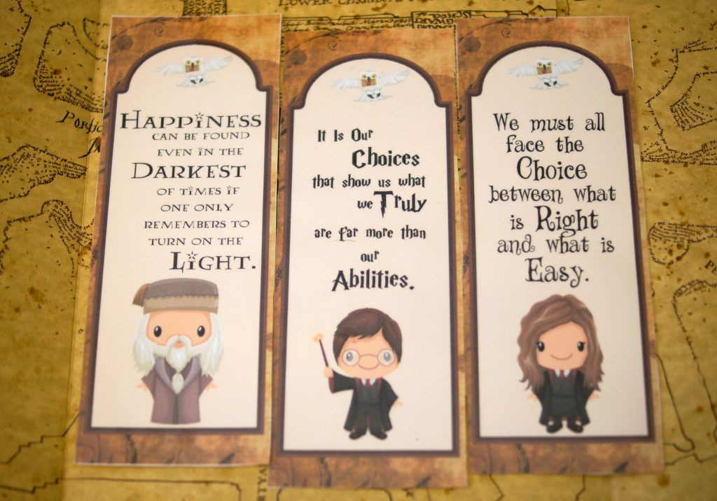 Free Harry Potter Printable Bookmarks Harry Potter 80 Free Printable 