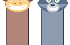 Free Printable Animal Bookmarks Just Click Print
