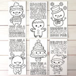 Free Printable Christmas Bookmarks Artsy Fartsy Mama